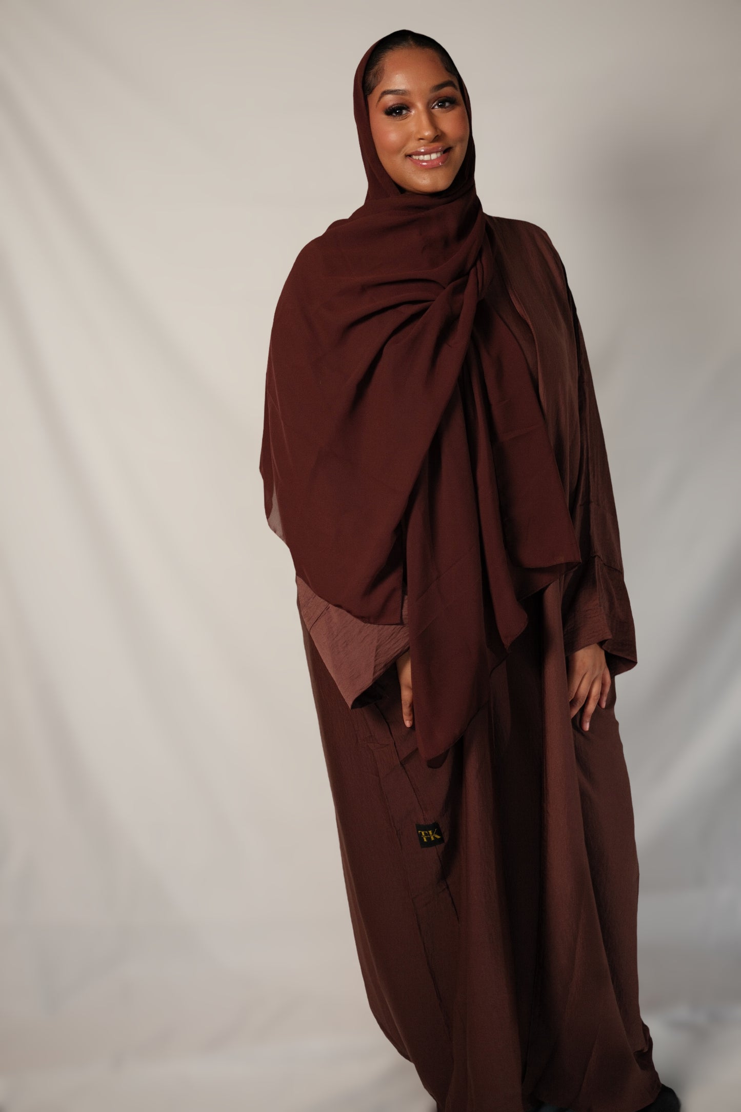 Brown Abaya Set