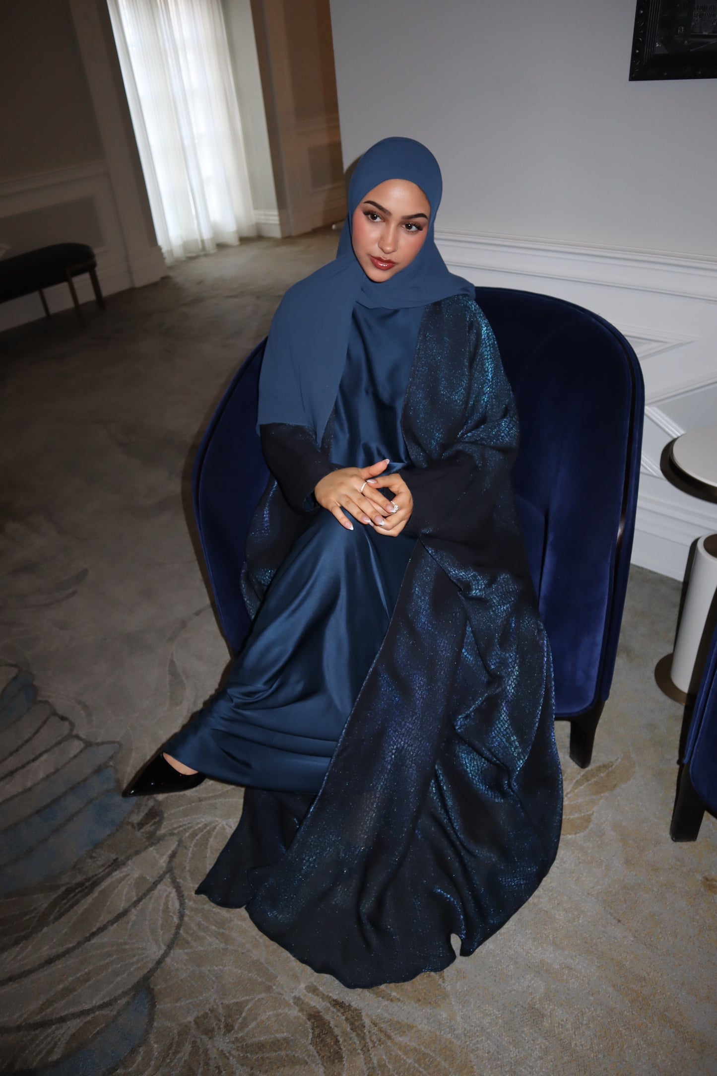 Midnight Serpent Abaya