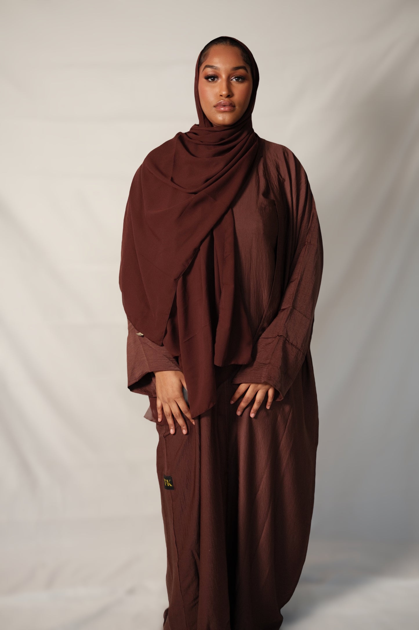 Brown Abaya Set