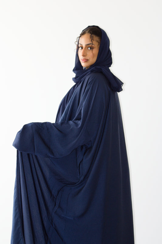 Navy Abaya Set