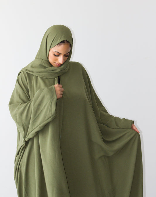 Olive Green Prayer Gown