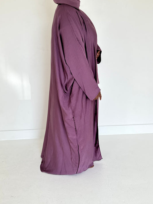 Purple Abaya Set